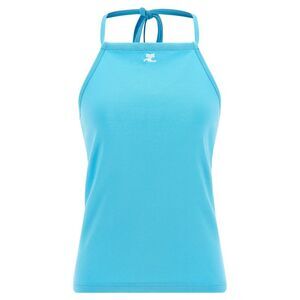 Courreges Women's Logo Embroidery Tank Top
